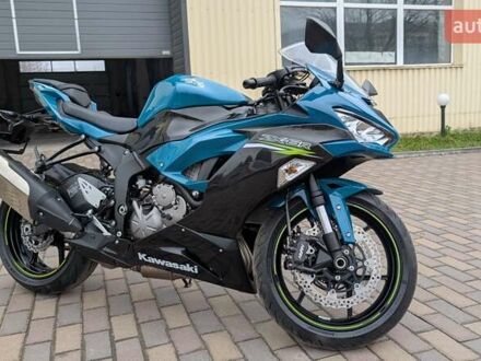Синий Кавасаки Ninja 636 ZX-6R, объемом двигателя 0.64 л и пробегом 4 тыс. км за 12499 $, фото 1 на Automoto.ua