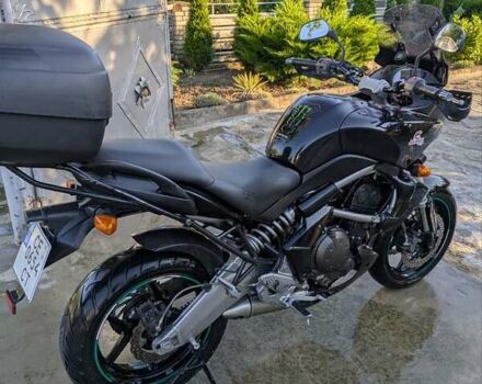 Черный Кавасаки Versys 650, объемом двигателя 0.65 л и пробегом 46 тыс. км за 3600 $, фото 6 на Automoto.ua