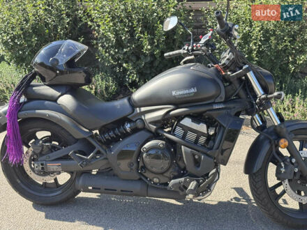 Черный Кавасаки Vulcan 650S, объемом двигателя 0.65 л и пробегом 10 тыс. км за 8200 $, фото 1 на Automoto.ua