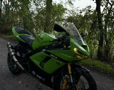 Зеленый Кавасаки ZX 6R 636, объемом двигателя 0.6 л и пробегом 58 тыс. км за 5200 $, фото 2 на Automoto.ua
