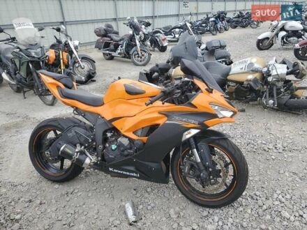 Оранжевый Кавасаки ZX 6R 636, объемом двигателя 0.6 л и пробегом 9 тыс. км за 2200 $, фото 1 на Automoto.ua