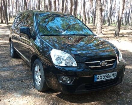 Черный Киа Каренс, объемом двигателя 2 л и пробегом 195 тыс. км за 5700 $, фото 16 на Automoto.ua