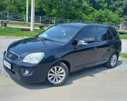 Черный Киа Каренс, объемом двигателя 2 л и пробегом 240 тыс. км за 6750 $, фото 3 на Automoto.ua