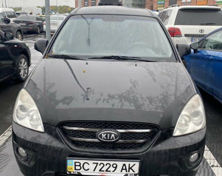 Черный Киа Каренс, объемом двигателя 2 л и пробегом 288 тыс. км за 4600 $, фото 1 на Automoto.ua