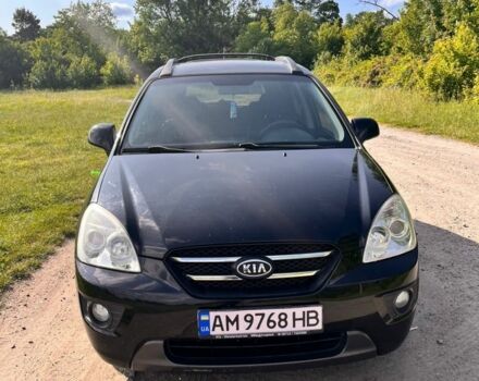 Чорний Кіа Каренс, об'ємом двигуна 2 л та пробігом 225 тис. км за 4600 $, фото 1 на Automoto.ua