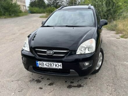 Кіа Каренс 2007 у Шаргороде на Automoto.ua Чорний Кіа Каренс, об'ємом двигуна 2 л та пробігом 225 тис. км за 5650 $, фото 1 на Automoto.ua