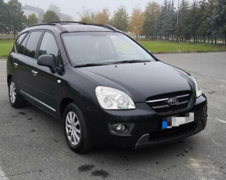 Черный Киа Каренс, объемом двигателя 2 л и пробегом 299 тыс. км за 3000 $, фото 1 на Automoto.ua