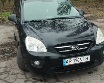 Черный Киа Каренс, объемом двигателя 2 л и пробегом 265 тыс. км за 5900 $, фото 1 на Automoto.ua