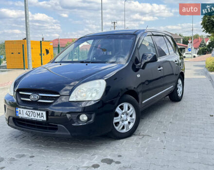 Черный Киа Каренс, объемом двигателя 2 л и пробегом 340 тыс. км за 6600 $, фото 1 на Automoto.ua