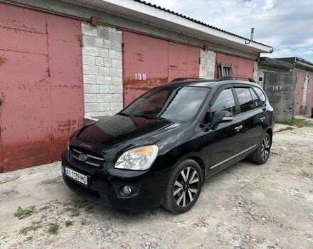 Черный Киа Каренс, объемом двигателя 2 л и пробегом 186 тыс. км за 7500 $, фото 1 на Automoto.ua