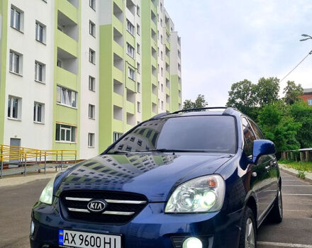 Синій Кіа Каренс, об'ємом двигуна 2 л та пробігом 236 тис. км за 5400 $, фото 1 на Automoto.ua