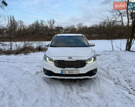 Белый Киа Карнивал, объемом двигателя 2.2 л и пробегом 165 тыс. км за 26700 $, фото 10 на Automoto.ua