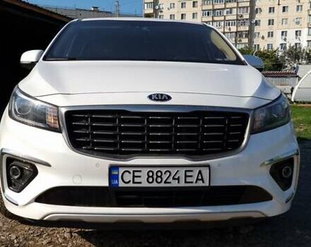 Белый Киа Карнивал, объемом двигателя 2.2 л и пробегом 120 тыс. км за 28800 $, фото 1 на Automoto.ua