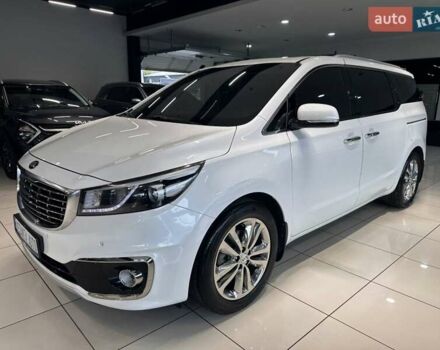 Белый Киа Карнивал, объемом двигателя 2.2 л и пробегом 161 тыс. км за 21500 $, фото 1 на Automoto.ua
