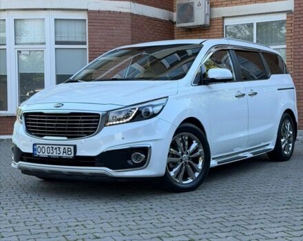 Белый Киа Карнивал, объемом двигателя 2.2 л и пробегом 167 тыс. км за 18700 $, фото 1 на Automoto.ua