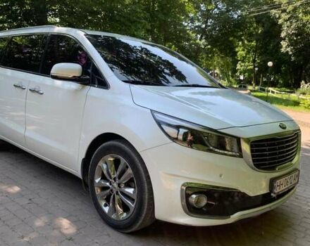 Белый Киа Карнивал, объемом двигателя 2.2 л и пробегом 180 тыс. км за 23700 $, фото 1 на Automoto.ua