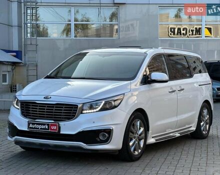 Белый Киа Карнивал, объемом двигателя 2.2 л и пробегом 146 тыс. км за 23790 $, фото 1 на Automoto.ua