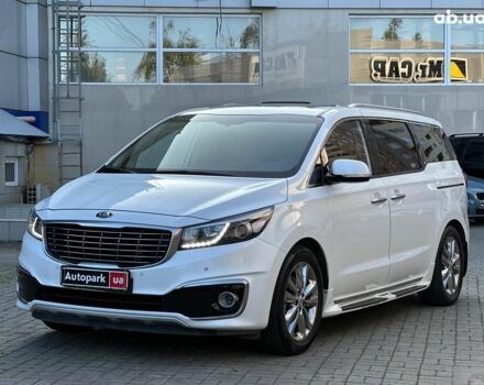 Білий Кіа Карнівал, об'ємом двигуна 2.2 л та пробігом 146 тис. км за 21690 $, фото 1 на Automoto.ua