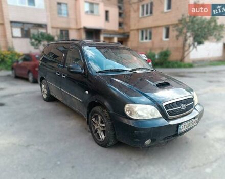 Черный Киа Карнивал, объемом двигателя 2.9 л и пробегом 220 тыс. км за 2900 $, фото 1 на Automoto.ua