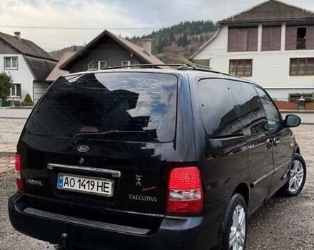 Черный Киа Карнивал, объемом двигателя 2.9 л и пробегом 270 тыс. км за 3000 $, фото 1 на Automoto.ua