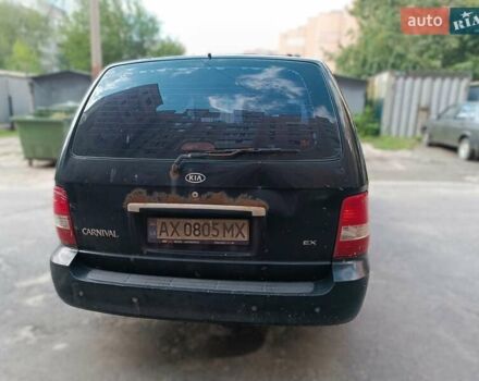 Черный Киа Карнивал, объемом двигателя 2.9 л и пробегом 220 тыс. км за 2900 $, фото 4 на Automoto.ua
