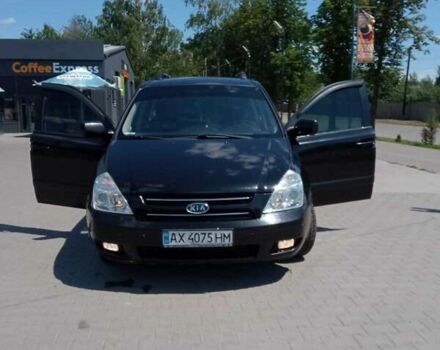 Черный Киа Карнивал, объемом двигателя 2.9 л и пробегом 253 тыс. км за 6000 $, фото 5 на Automoto.ua
