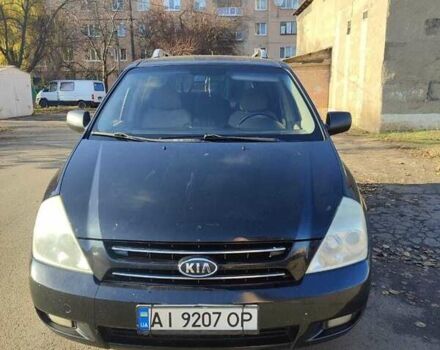 Черный Киа Карнивал, объемом двигателя 2.66 л и пробегом 310 тыс. км за 5800 $, фото 6 на Automoto.ua