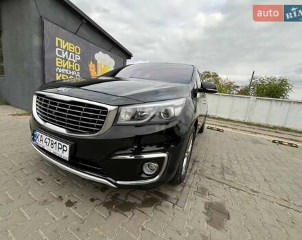 Черный Киа Карнивал, объемом двигателя 2.2 л и пробегом 215 тыс. км за 21700 $, фото 22 на Automoto.ua