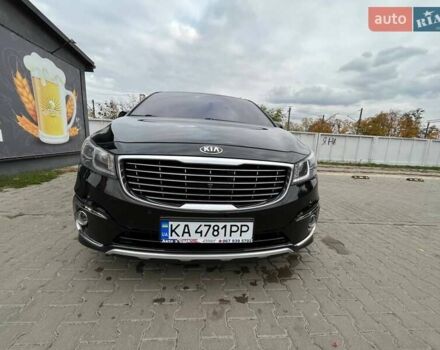 Черный Киа Карнивал, объемом двигателя 2.2 л и пробегом 215 тыс. км за 21700 $, фото 18 на Automoto.ua