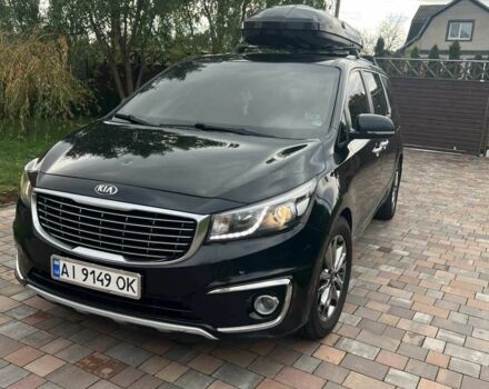 Черный Киа Карнивал, объемом двигателя 2.2 л и пробегом 291 тыс. км за 16100 $, фото 4 на Automoto.ua