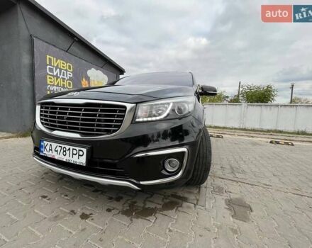 Черный Киа Карнивал, объемом двигателя 2.2 л и пробегом 215 тыс. км за 22900 $, фото 20 на Automoto.ua