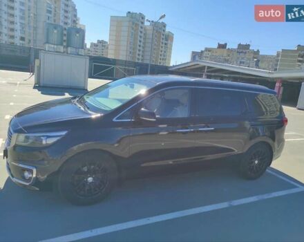 Черный Киа Карнивал, объемом двигателя 2.2 л и пробегом 212 тыс. км за 21500 $, фото 8 на Automoto.ua