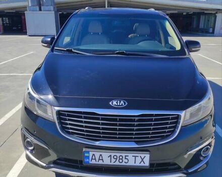 Черный Киа Карнивал, объемом двигателя 2.2 л и пробегом 212 тыс. км за 21500 $, фото 1 на Automoto.ua