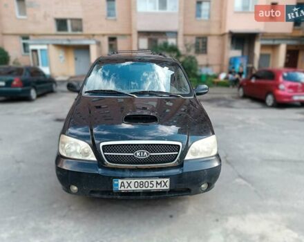 Черный Киа Карнивал, объемом двигателя 2.9 л и пробегом 220 тыс. км за 2900 $, фото 1 на Automoto.ua