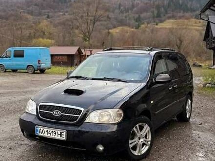 Черный Киа Карнивал, объемом двигателя 2.9 л и пробегом 270 тыс. км за 3000 $, фото 1 на Automoto.ua