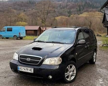 Черный Киа Карнивал, объемом двигателя 2.9 л и пробегом 270 тыс. км за 3000 $, фото 1 на Automoto.ua