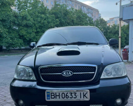 Черный Киа Карнивал, объемом двигателя 2.9 л и пробегом 220 тыс. км за 5300 $, фото 1 на Automoto.ua