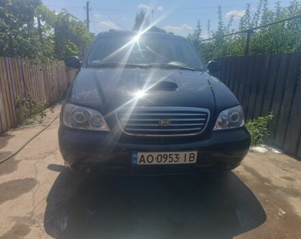 Черный Киа Карнивал, объемом двигателя 2.9 л и пробегом 280 тыс. км за 2555 $, фото 1 на Automoto.ua