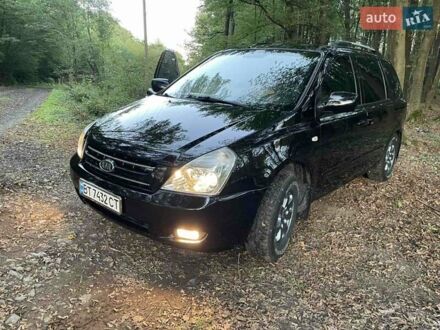 Черный Киа Карнивал, объемом двигателя 2.9 л и пробегом 223 тыс. км за 5700 $, фото 1 на Automoto.ua