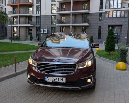 Коричневый Киа Карнивал, объемом двигателя 2.2 л и пробегом 154 тыс. км за 21500 $, фото 10 на Automoto.ua