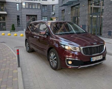 Коричневый Киа Карнивал, объемом двигателя 2.2 л и пробегом 154 тыс. км за 21500 $, фото 12 на Automoto.ua