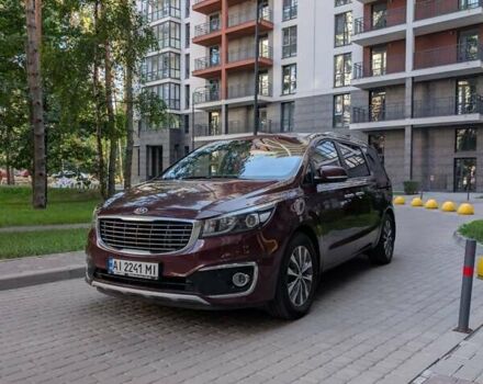 Коричневый Киа Карнивал, объемом двигателя 2.2 л и пробегом 154 тыс. км за 21500 $, фото 11 на Automoto.ua