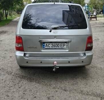 Серый Киа Карнивал, объемом двигателя 2.9 л и пробегом 270 тыс. км за 3450 $, фото 6 на Automoto.ua