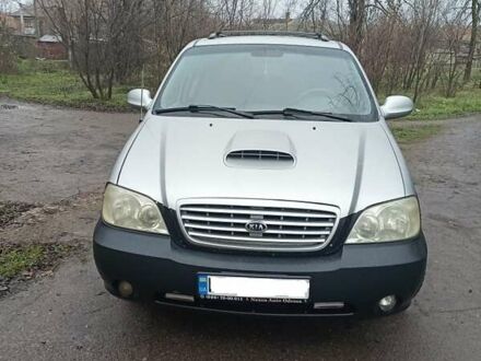 Серый Киа Карнивал, объемом двигателя 2.9 л и пробегом 348 тыс. км за 4300 $, фото 1 на Automoto.ua