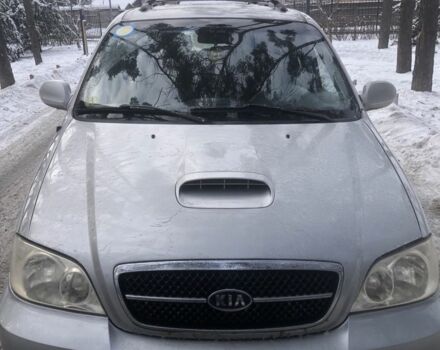 Серый Киа Карнивал, объемом двигателя 2.9 л и пробегом 209 тыс. км за 2000 $, фото 1 на Automoto.ua