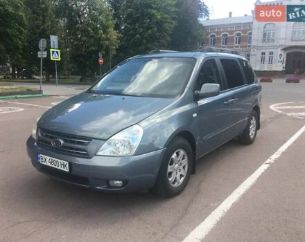 Серый Киа Карнивал, объемом двигателя 2.9 л и пробегом 292 тыс. км за 6500 $, фото 1 на Automoto.ua