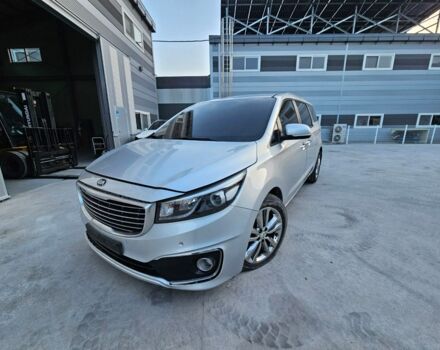 Серый Киа Карнивал, объемом двигателя 2.2 л и пробегом 163 тыс. км за 14500 $, фото 1 на Automoto.ua