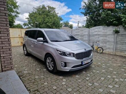 Киа Карнивал 2016 в Пятихатках на Automoto.ua Серый Киа Карнивал, объемом двигателя 2.2 л и пробегом 112 тыс. км за 22800 $, фото 1 на Automoto.ua