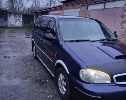 Синій Кіа Карнівал, об'ємом двигуна 2.9 л та пробігом 396 тис. км за 2100 $, фото 1 на Automoto.ua