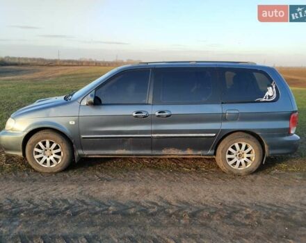 Синий Киа Карнивал, объемом двигателя 2.9 л и пробегом 240 тыс. км за 2450 $, фото 5 на Automoto.ua